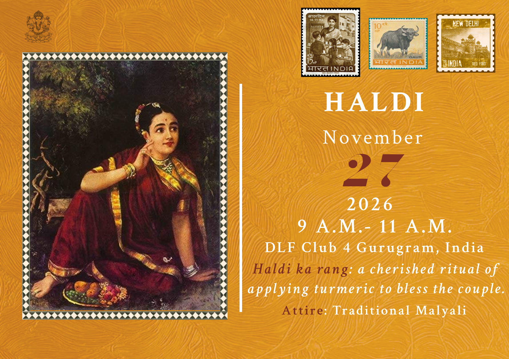 Haldi postcard
